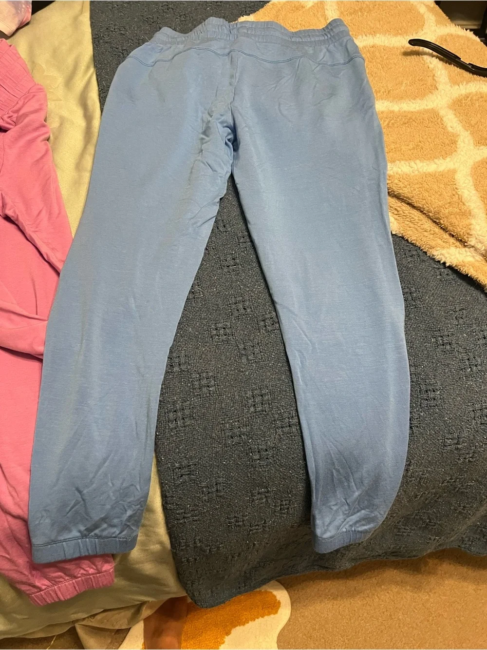 2 all in motion Girls large 10/12 joggers Pink and Blue